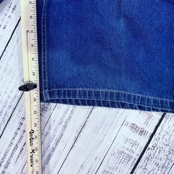 Southpole Vintage Y2K Denim Shorts 32 Baggy Hip Hop Skate Bermuda - Picture 5 of 8